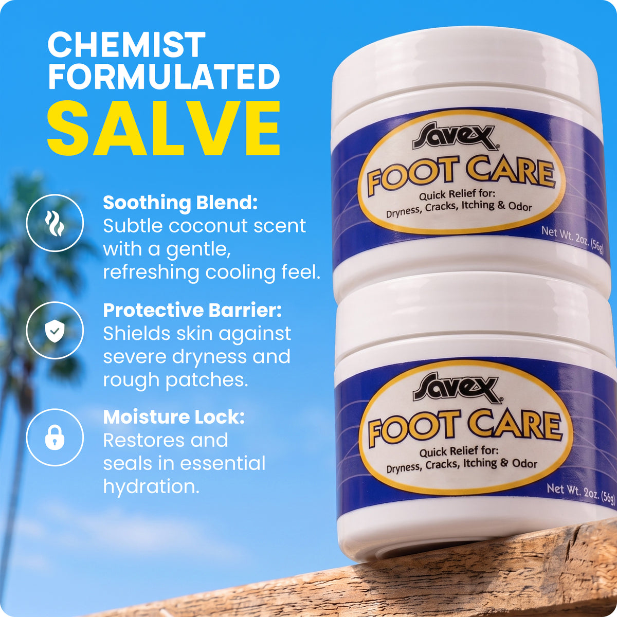 Savex Foot Care Cream 2-Pack